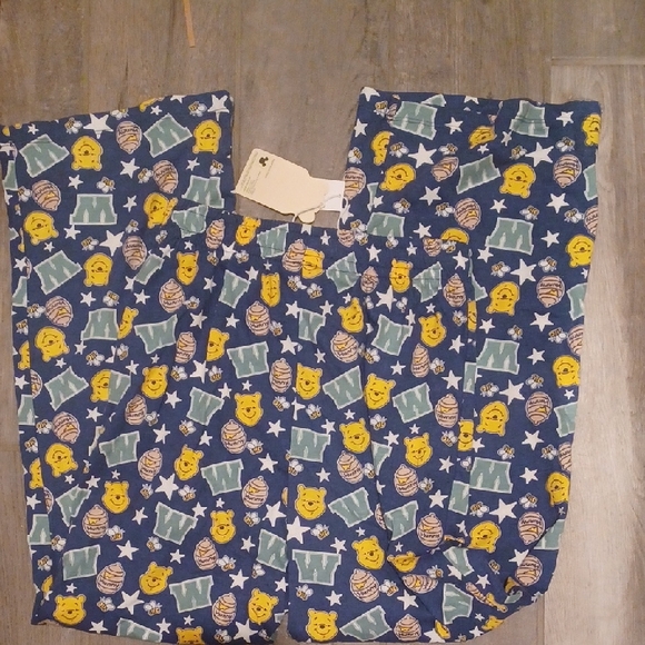 NWT Disney Blue Winnie the Pooh Lounge Pajama Pants Womens XXS - Picture 6 of 6